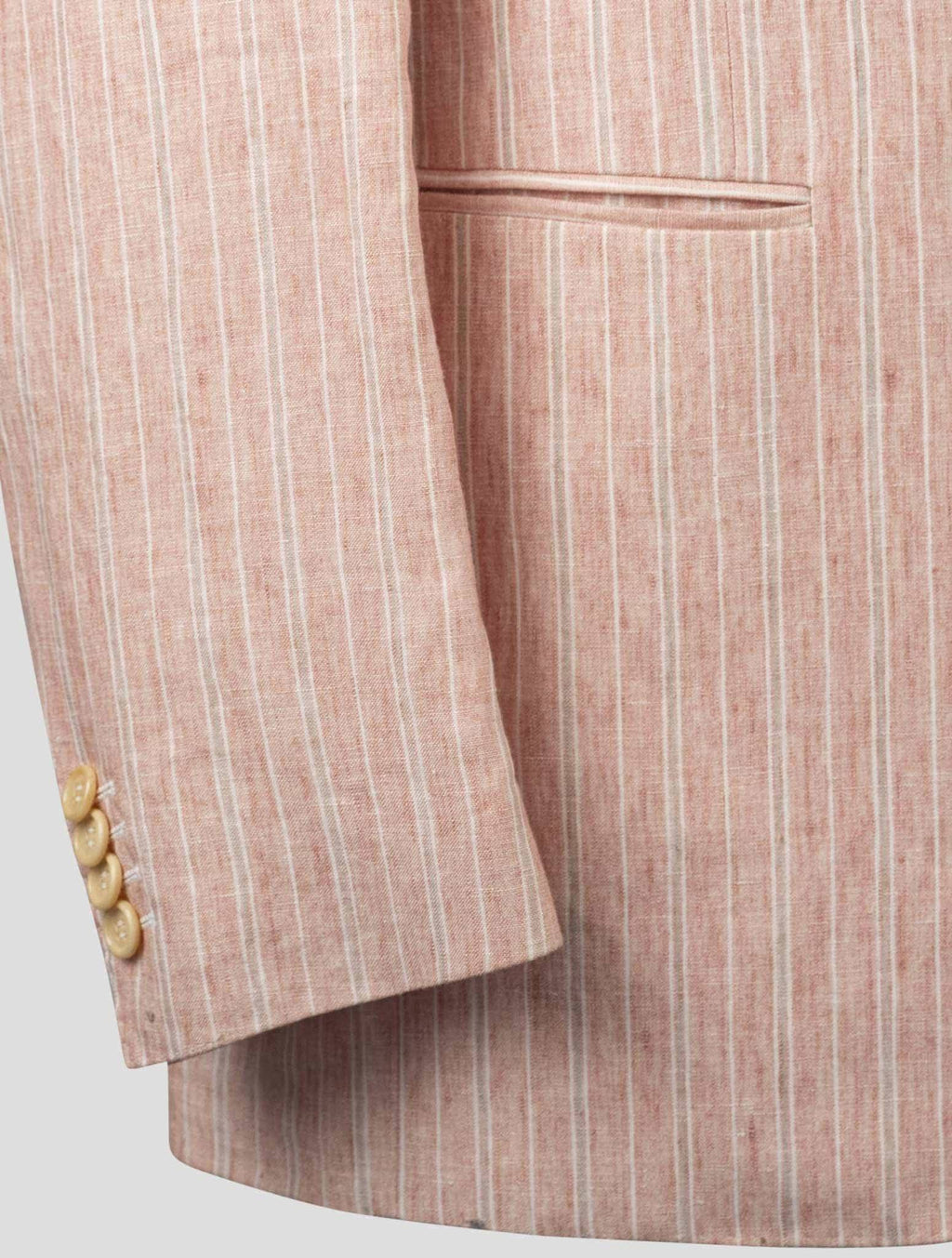 Isaia Multicolor Linen Blazer