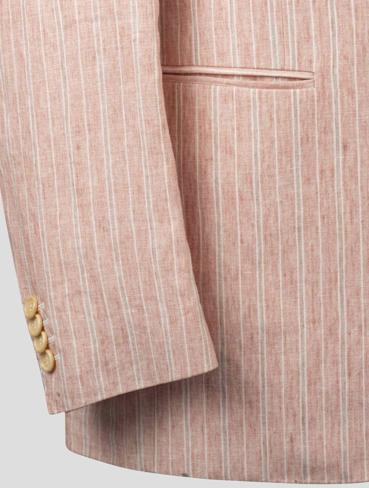 Isaia Multicolor Linen Blazer
