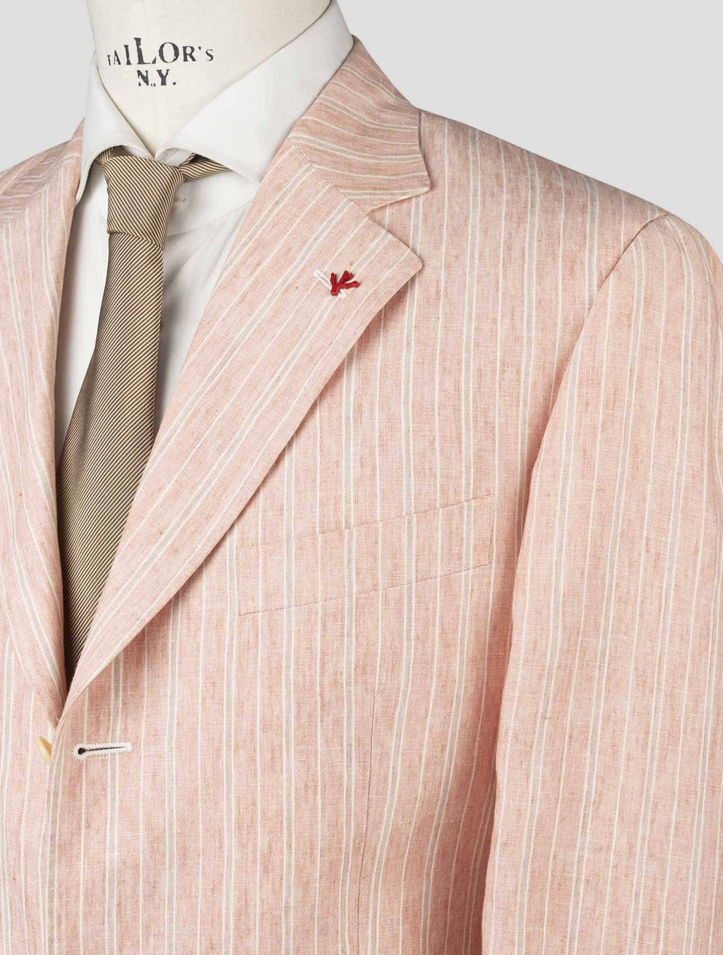 Isaia Multicolor Linen Blazer