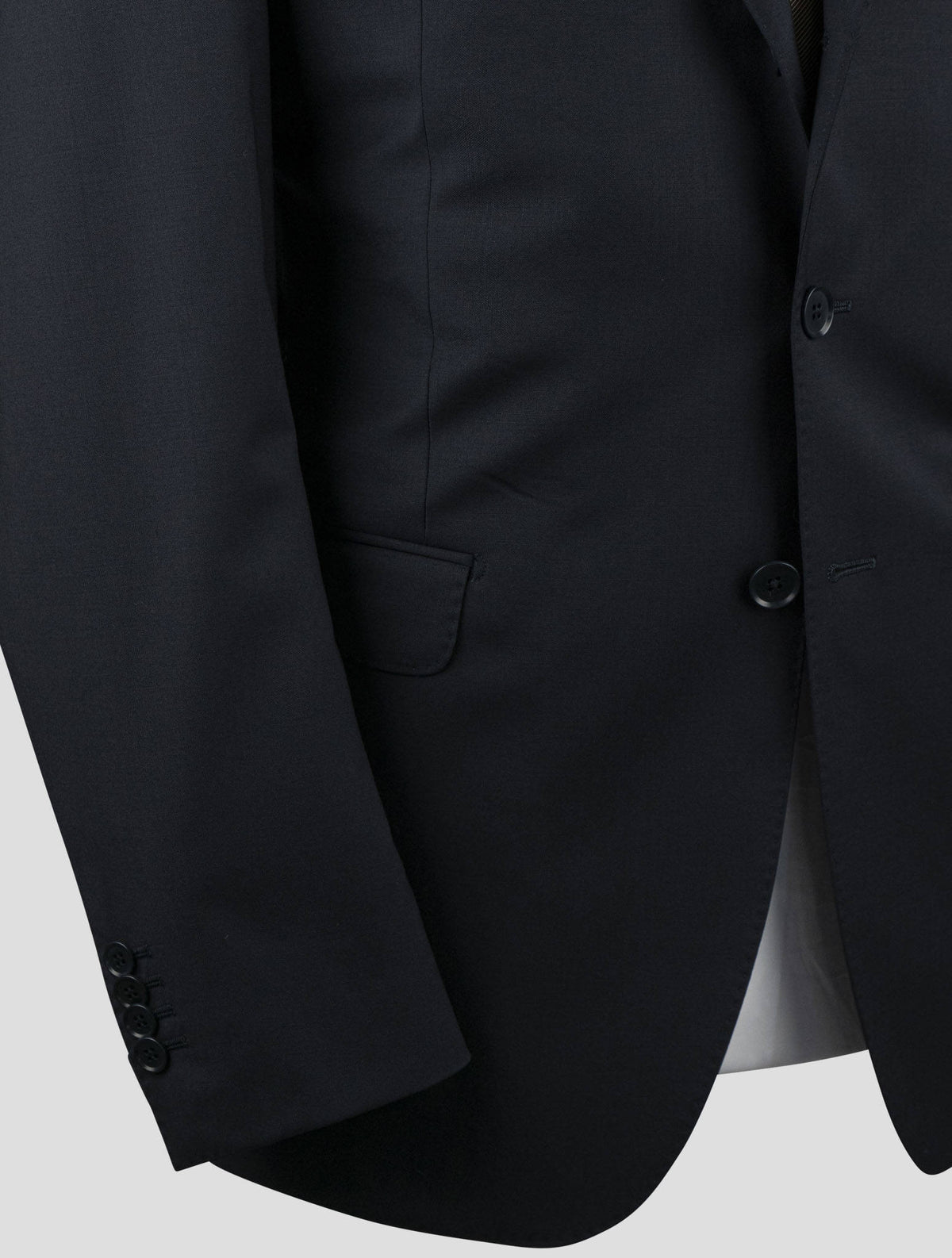 Isaia Blue Wool Blazer