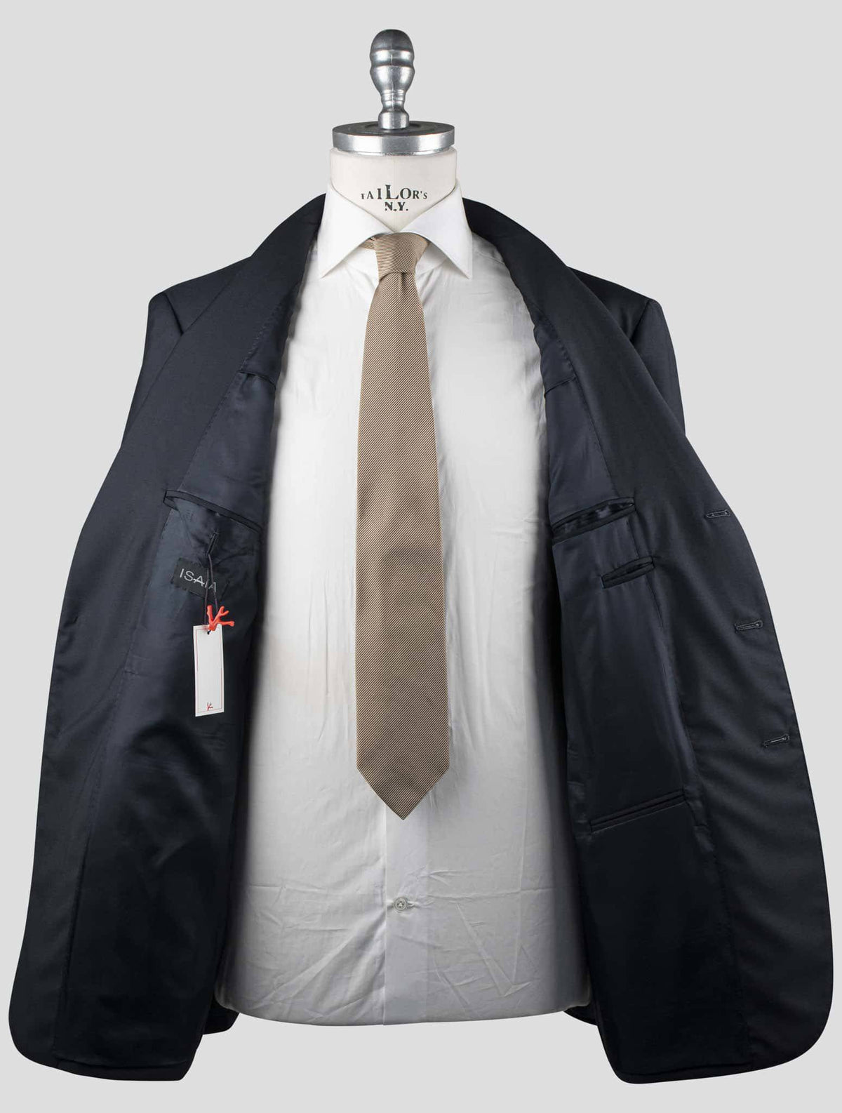 Isaia Blue Wool Blazer