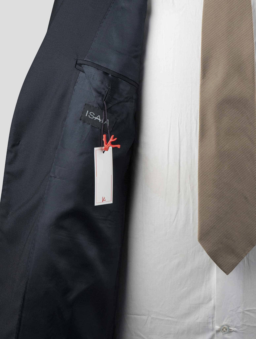 Isaia Blue Wool Blazer