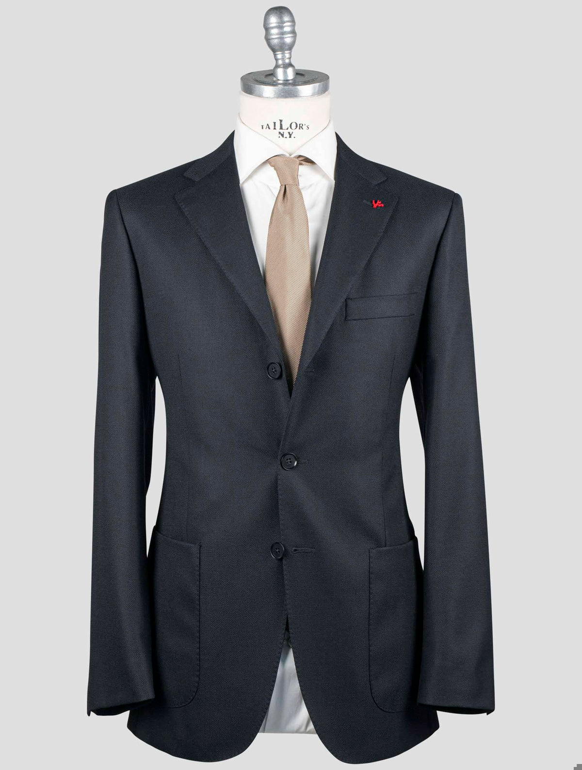 Isaia Blue Virgin Wool Blazer