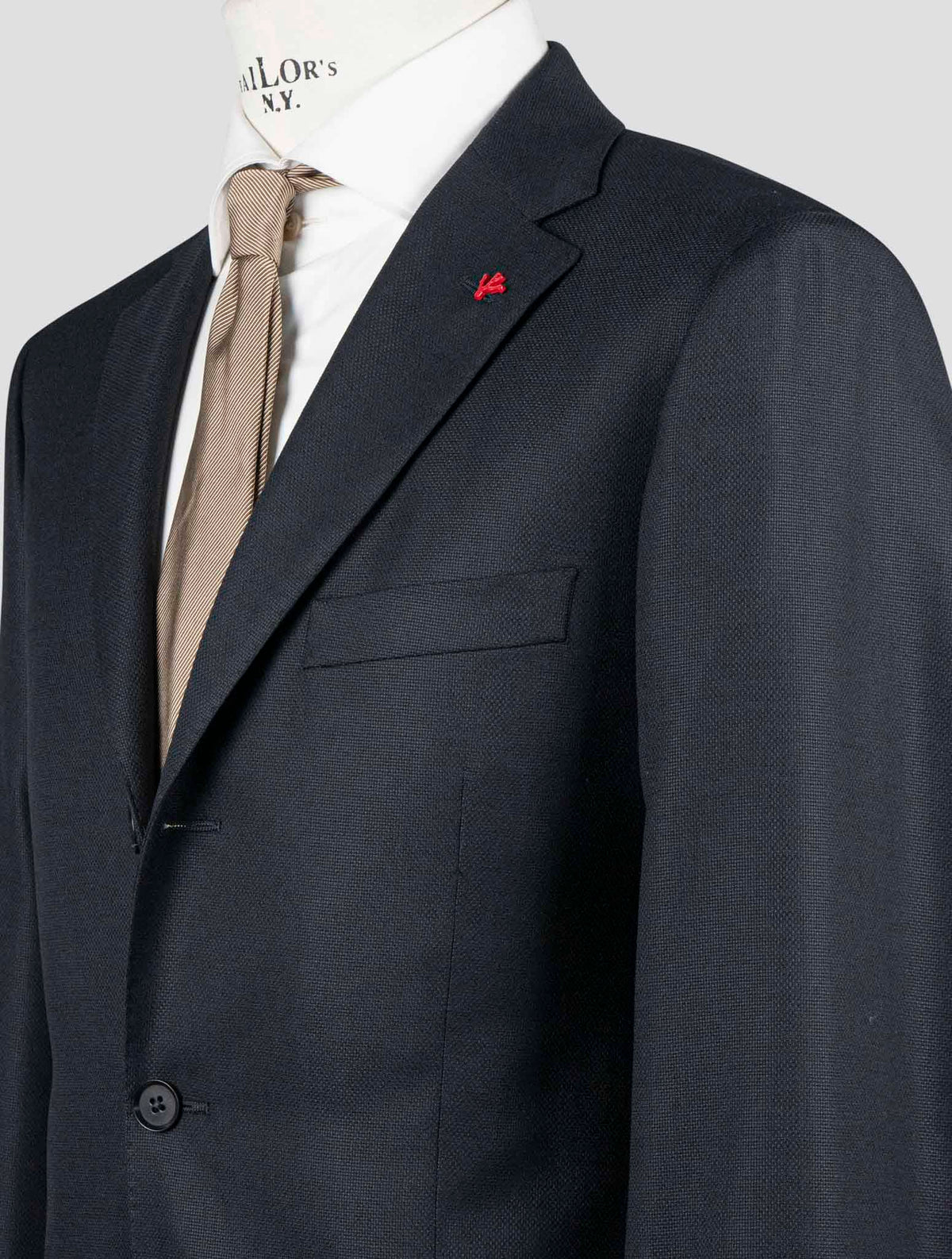 Isaia Blue Virgin Wool Blazer