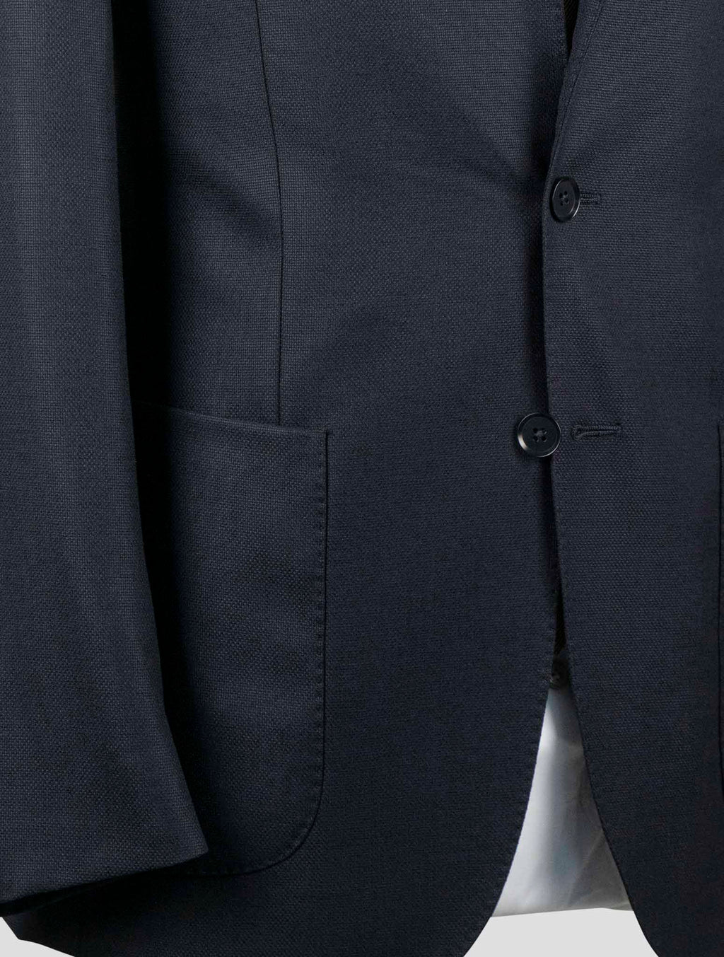 Isaia Blue Virgin Wool Blazer