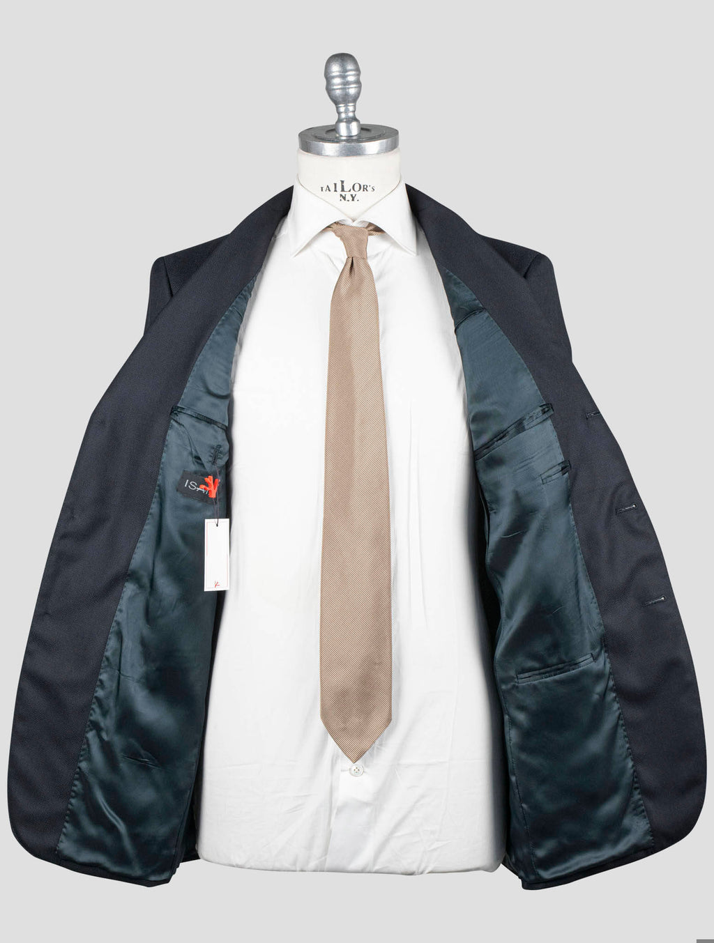 Isaia Blue Virgin Wool Blazer