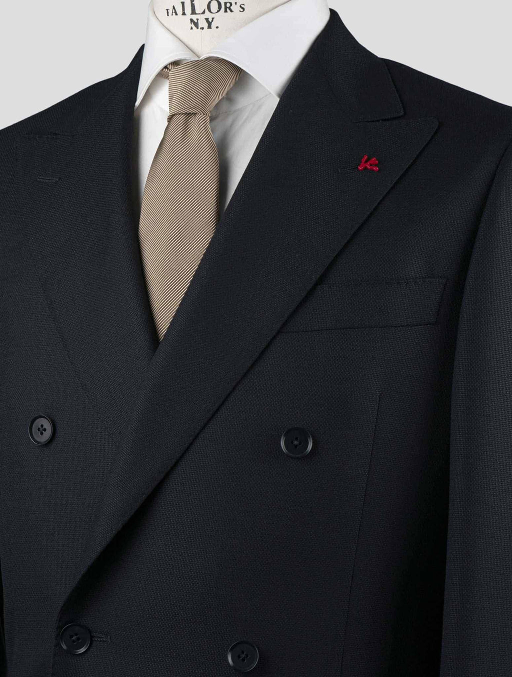 Isaia Blue Virgin Wool Blazer