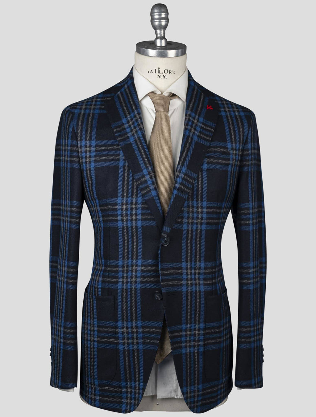 Isaia Blue Wool Blazer