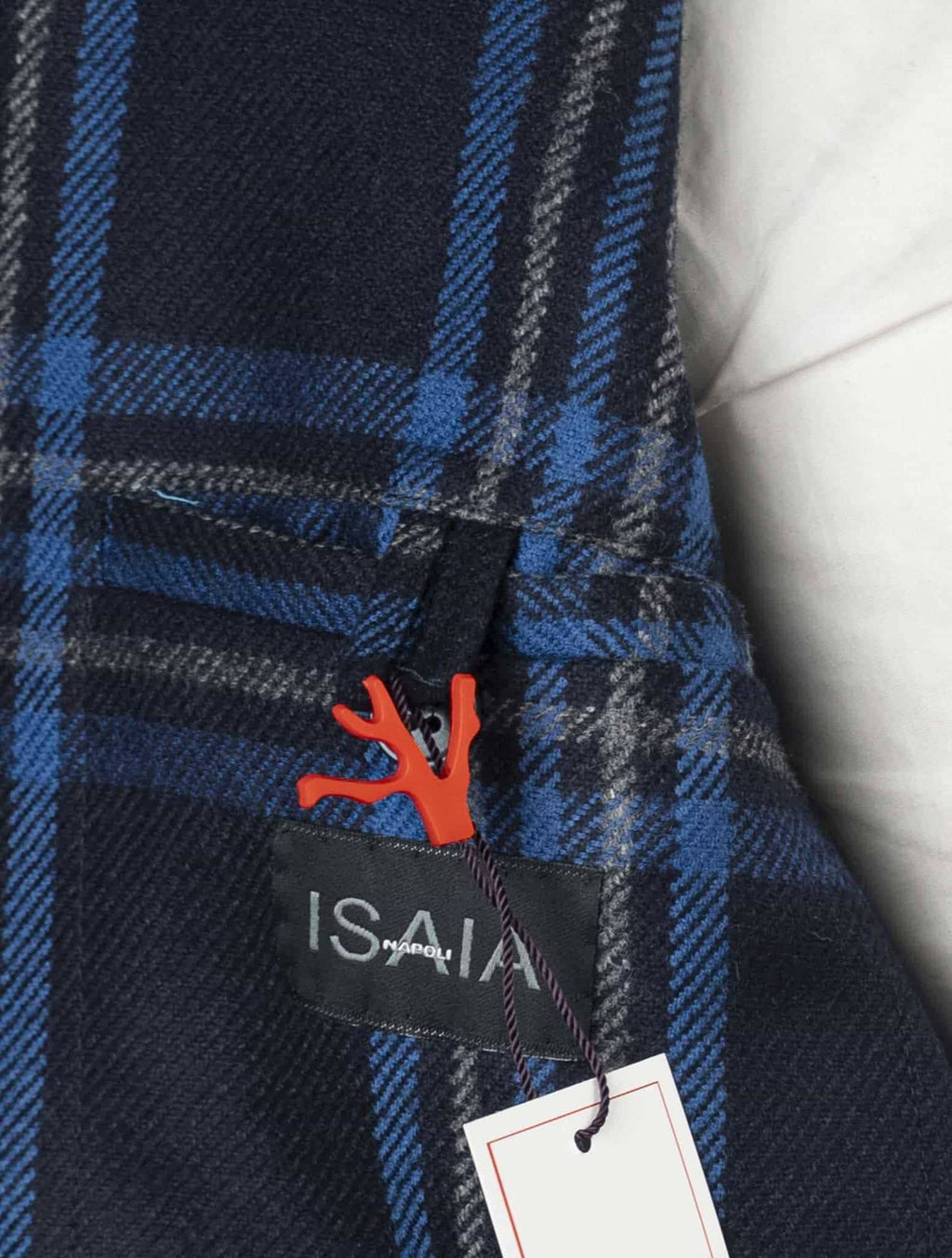 Isaia Blue Wool Blazer