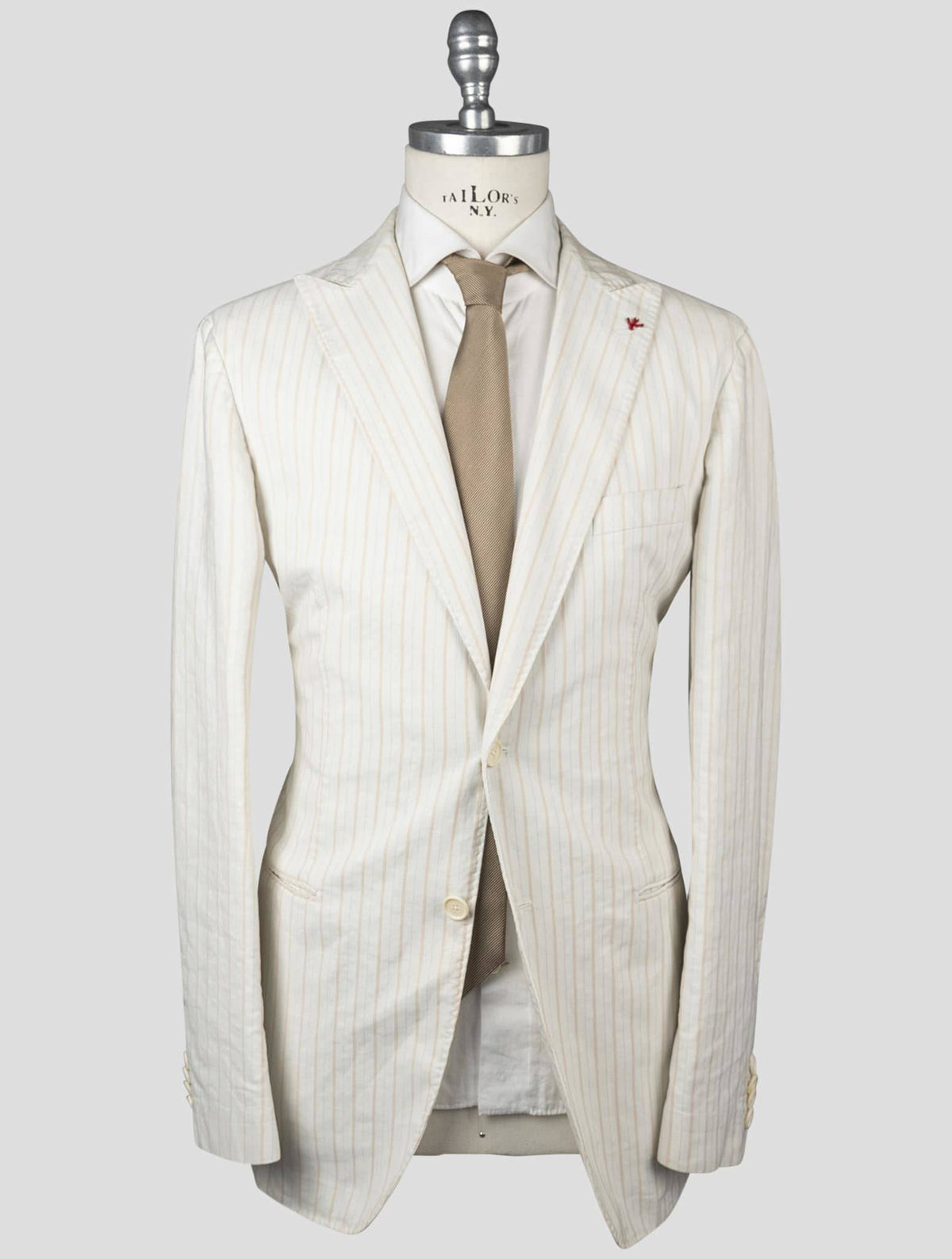 Isaia Multicolor Linen Cotton Blazer