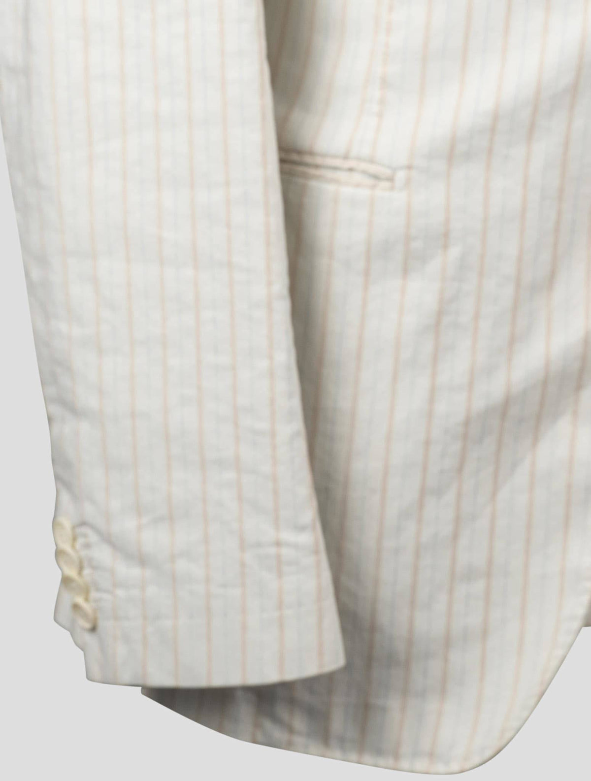 Isaia Multicolor Linen Cotton Blazer