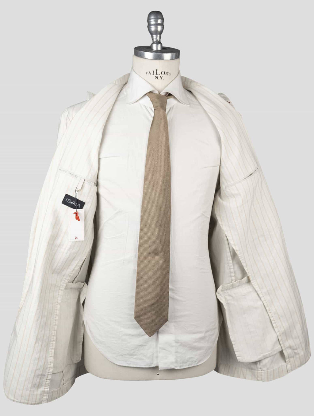 Isaia Multicolor Linen Cotton Blazer