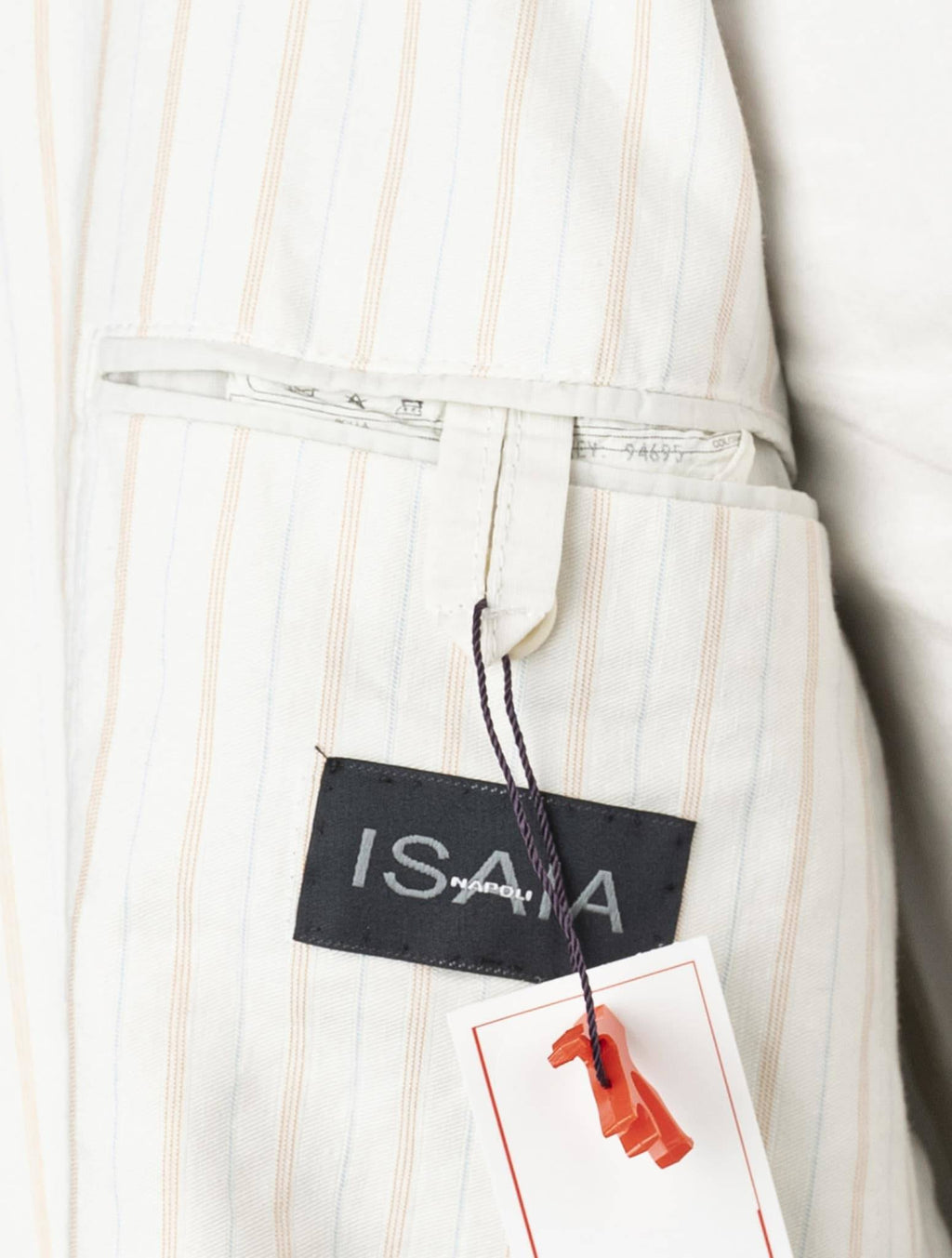 Isaia Multicolor Linen Cotton Blazer