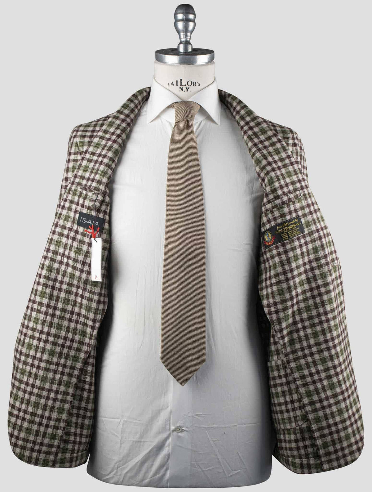 Isaia Multicolor Virgin Wool Blazer