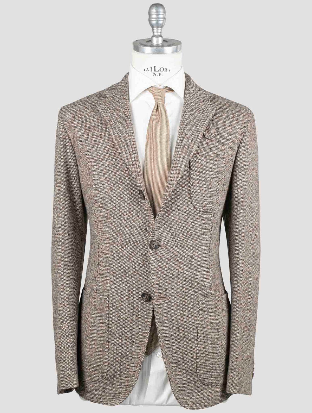 Isaia Isaia Brown Virgin Wool Blazer Brown 000