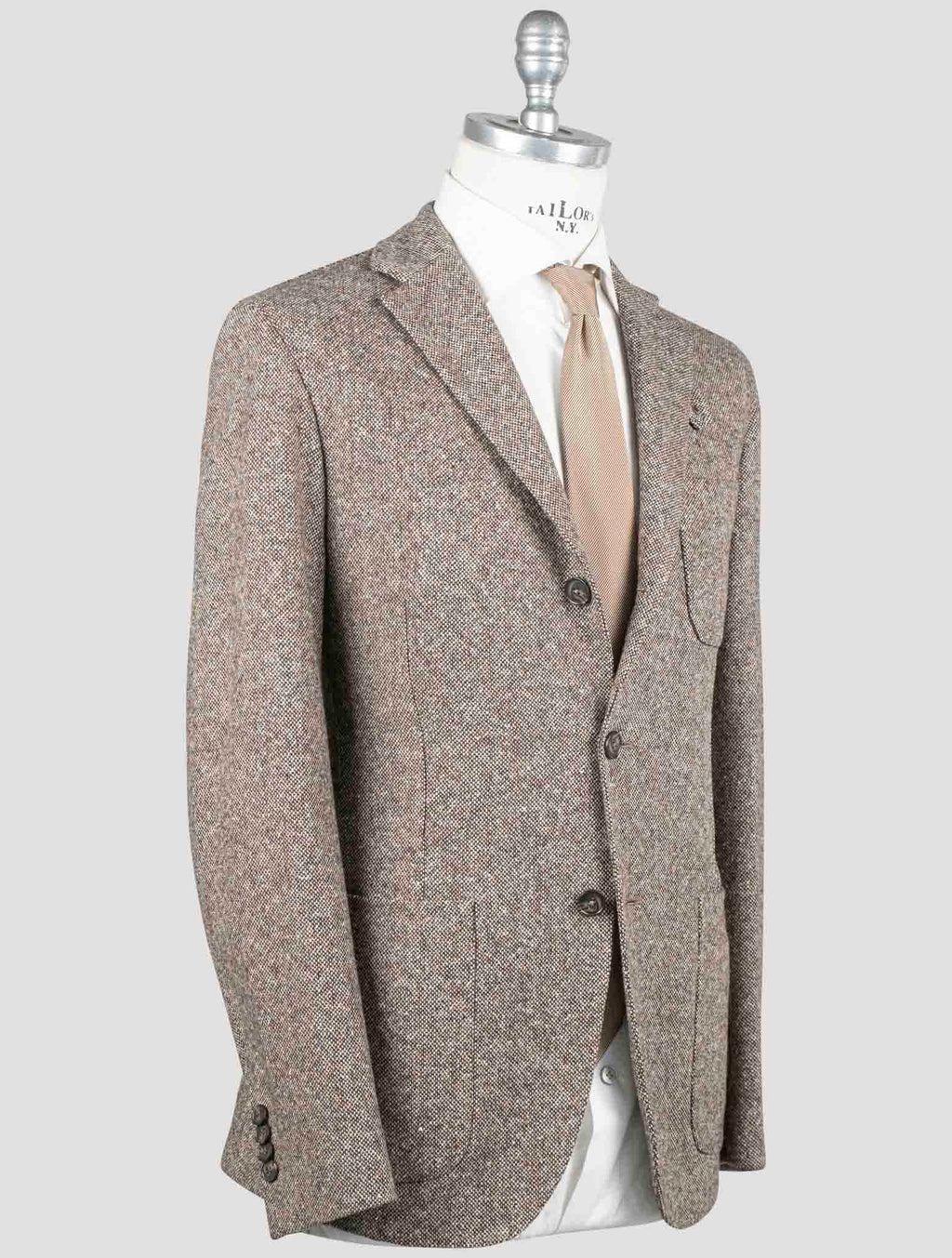 Isaia Isaia Brown Virgin Wool Blazer Brown 001