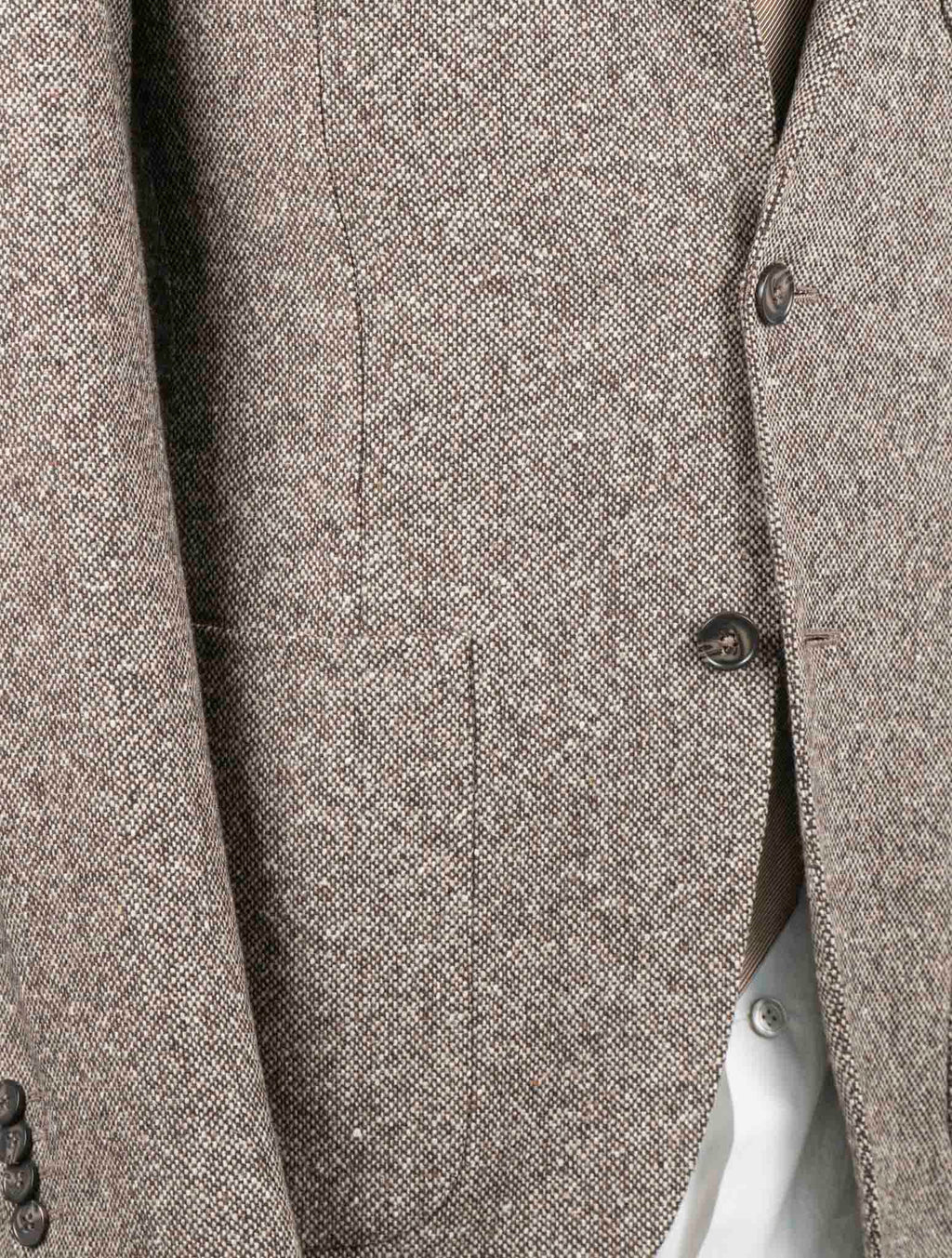 Isaia Brown Virgin Wool Blazer