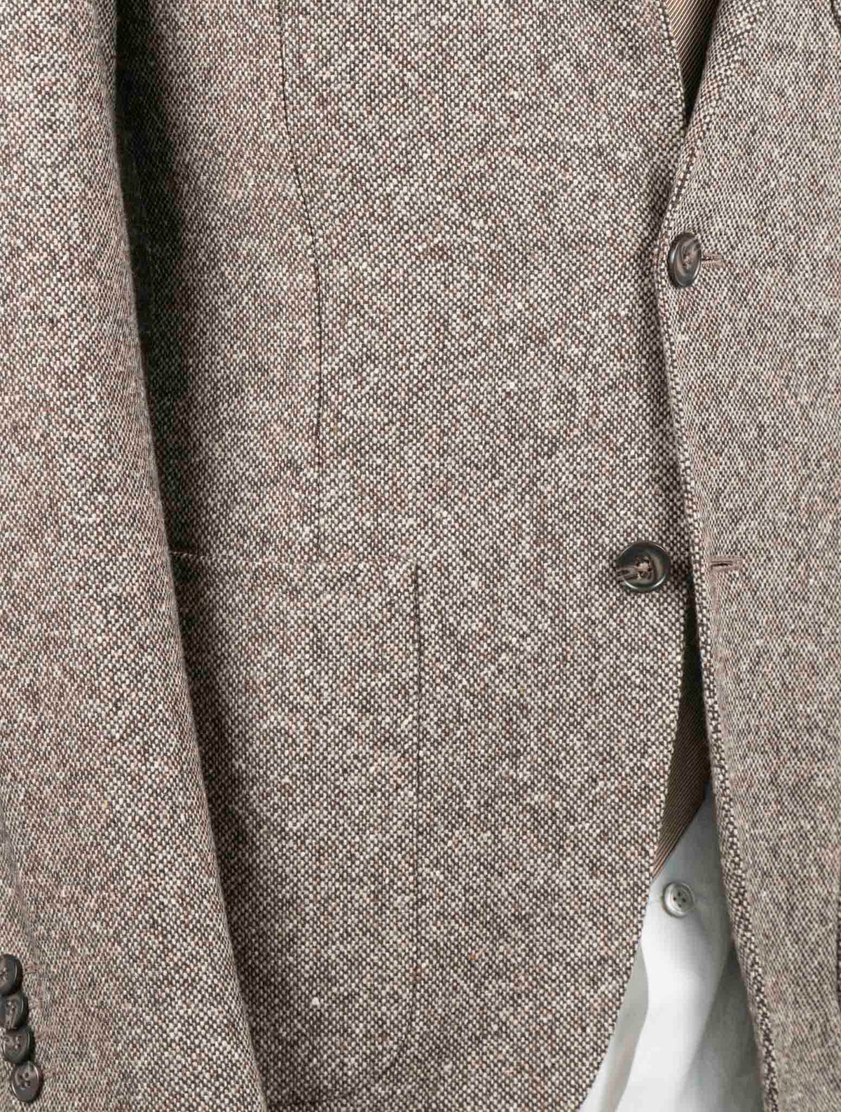 Isaia Brown Virgin Wool Blazer