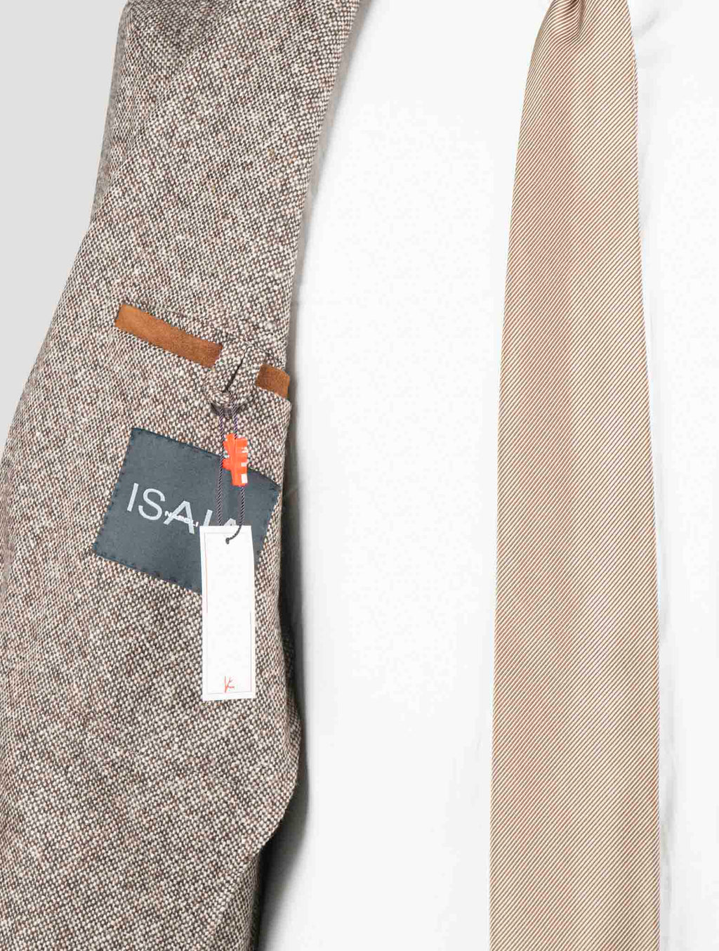 Isaia Brown Virgin Wool Blazer