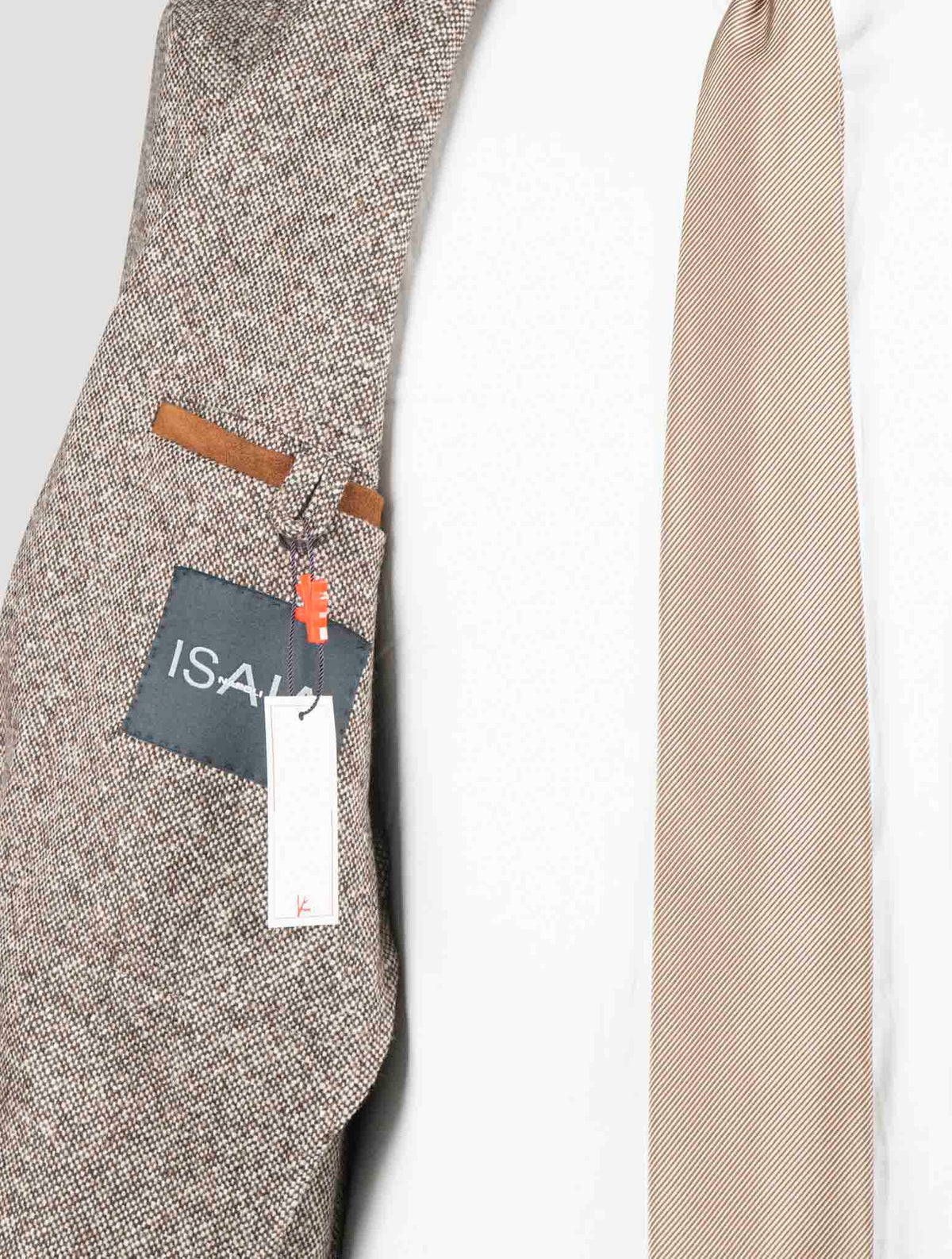 Isaia Brown Virgin Wool Blazer