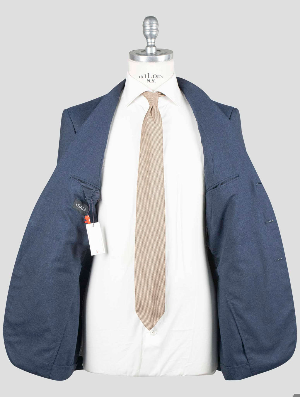 Isaia Blue Wool Blazer