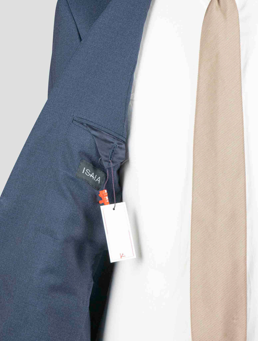 Isaia Blue Wool Blazer