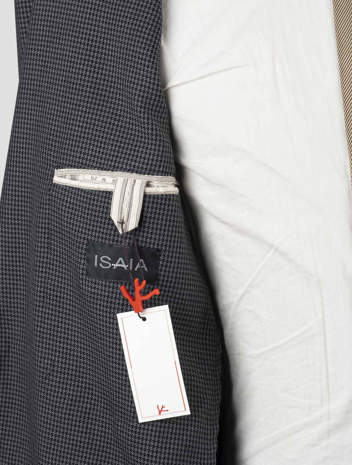Isaia Blue Virgin Wool Blazer