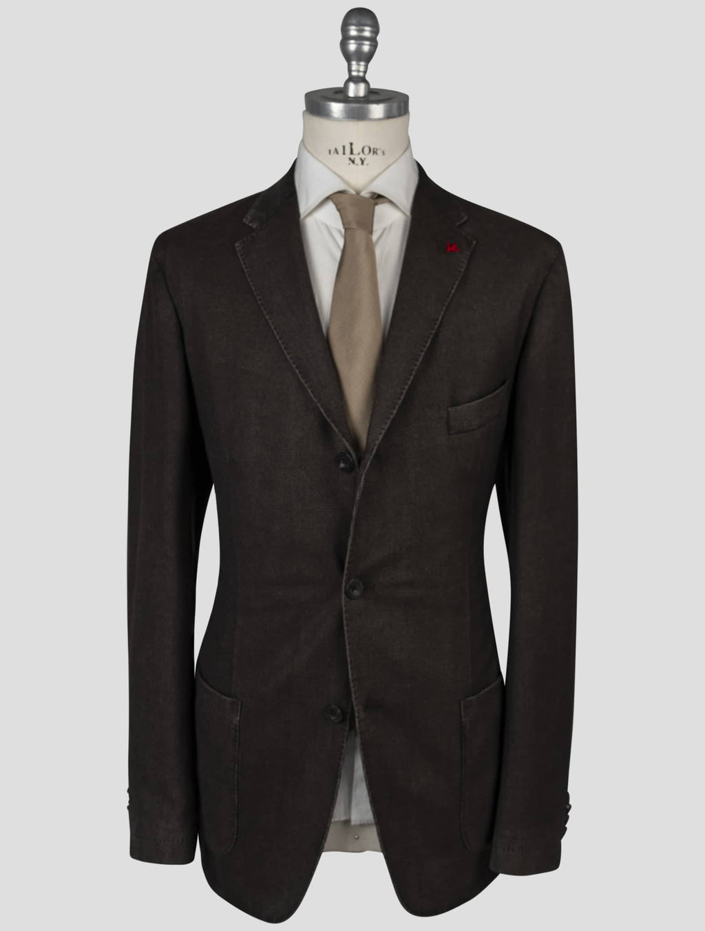 Isaia Isaia Brown Virgin Wool Blazer Brown 000