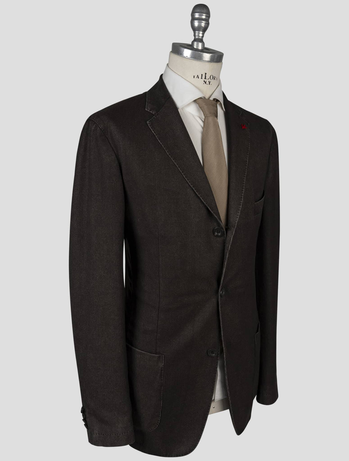 Isaia Isaia Brown Virgin Wool Blazer Brown 001