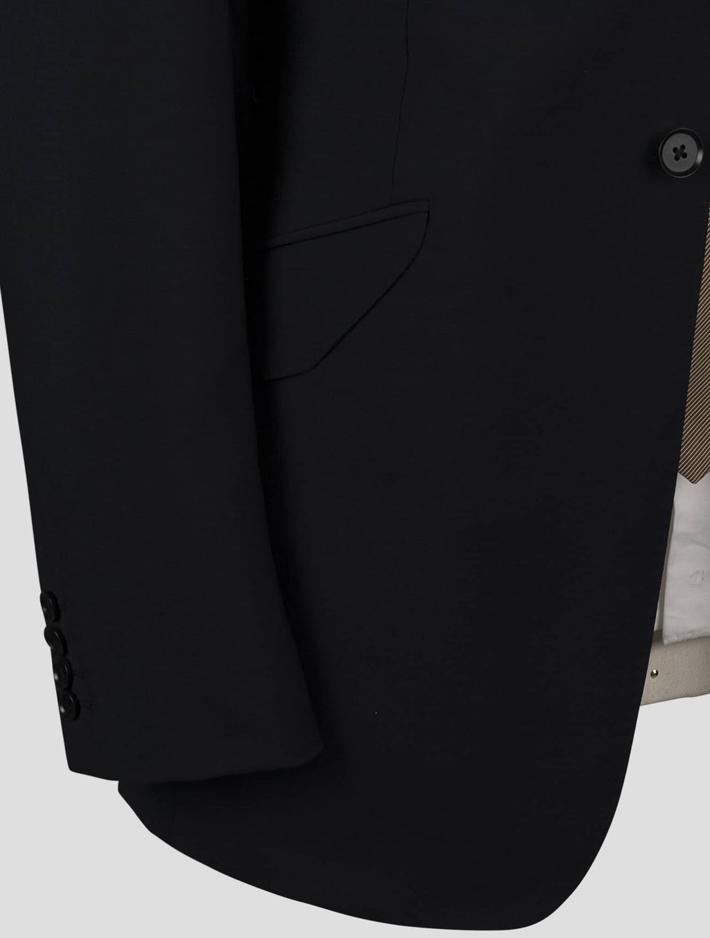 Isaia Blue Wool Blazer
