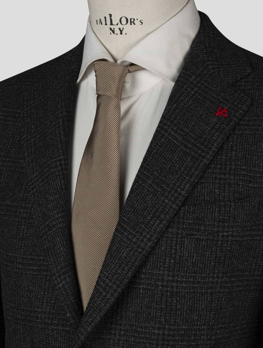 Isaia Gray Virgin Wool Blazer