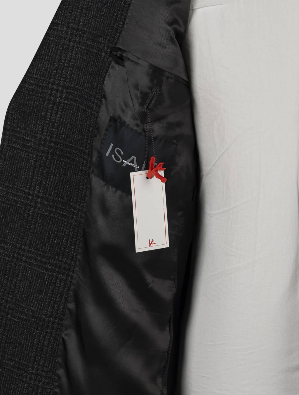 Isaia Gray Virgin Wool Blazer