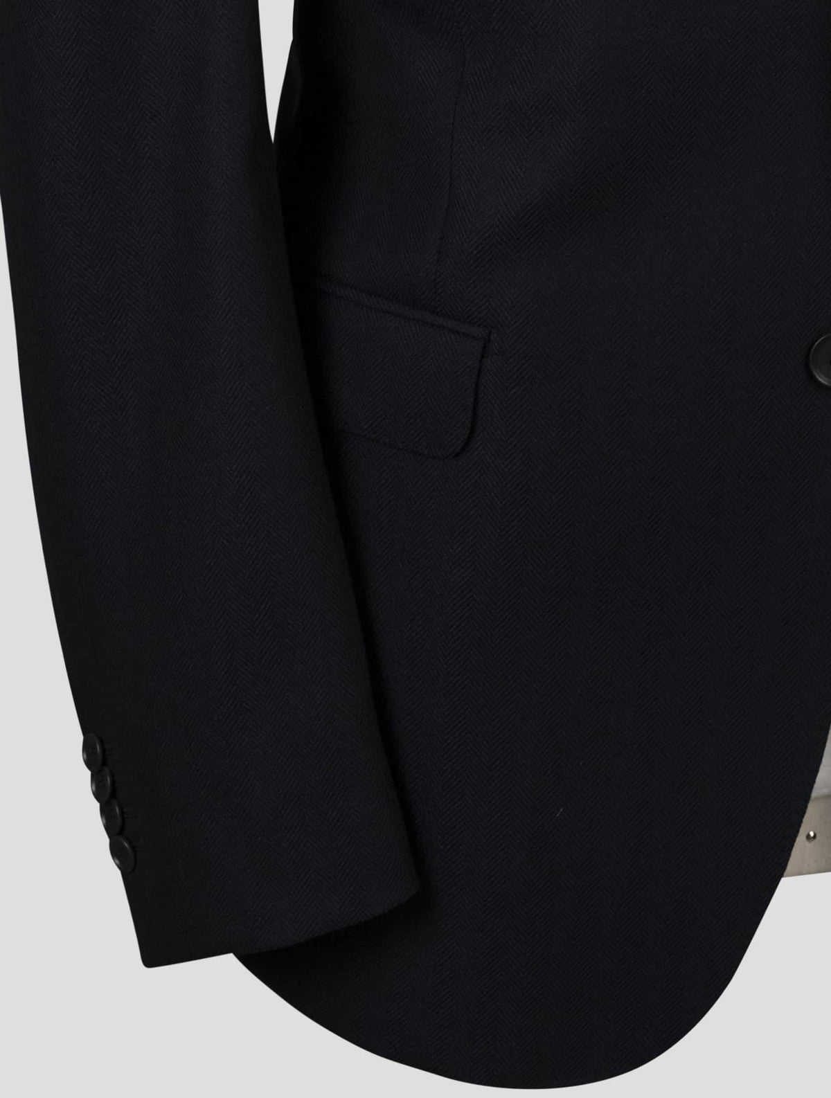 Isaia Blue Virgin Wool Blazer