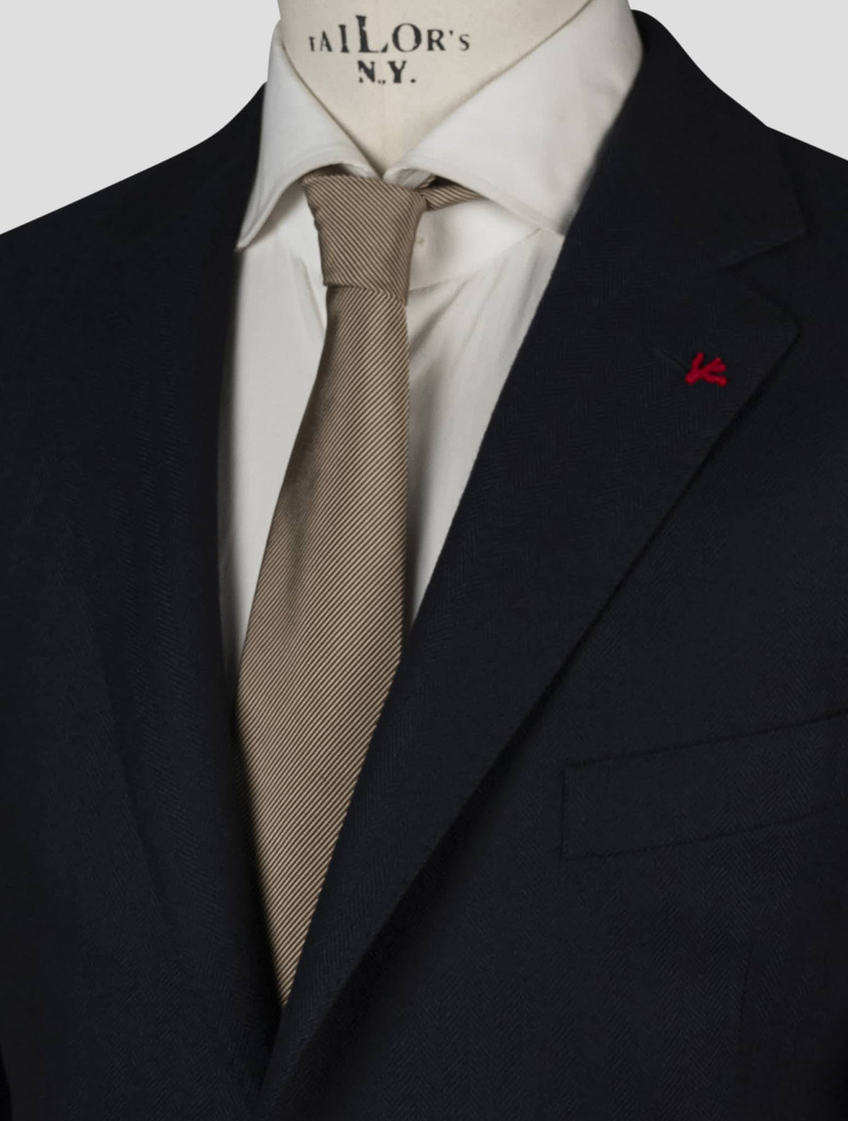 Isaia Blue Virgin Wool Blazer