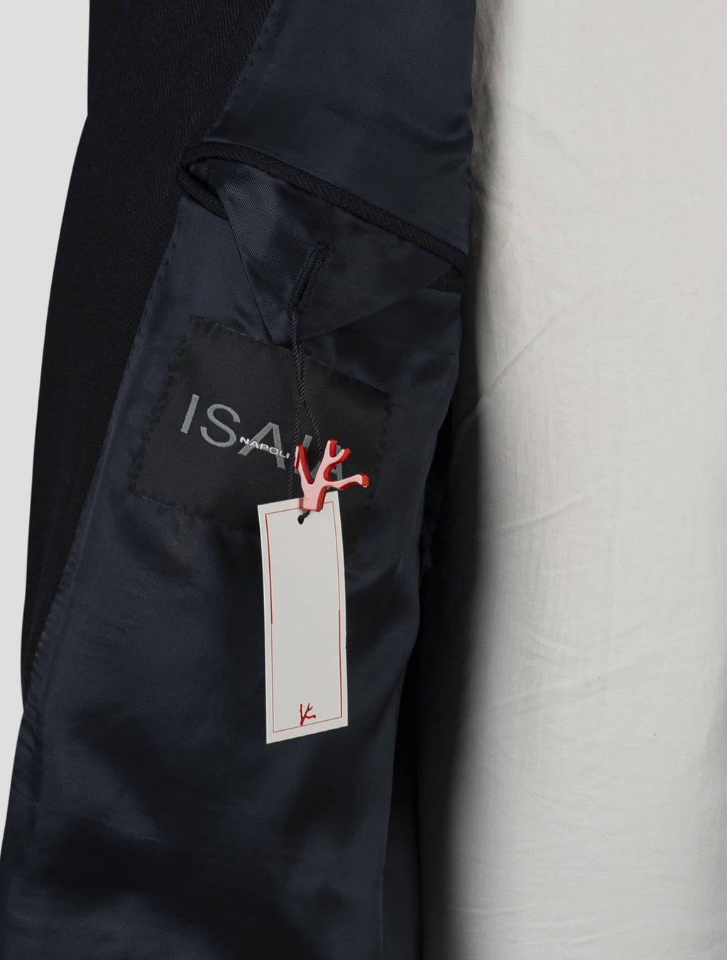 Isaia Blue Virgin Wool Blazer