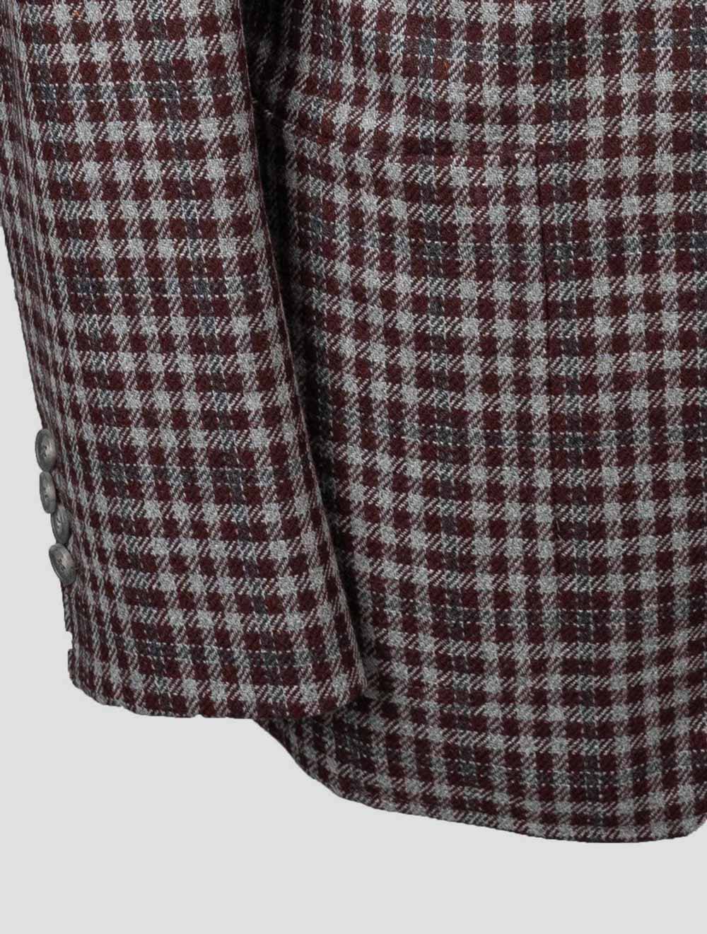 Isaia Multicolor Wool Blazer