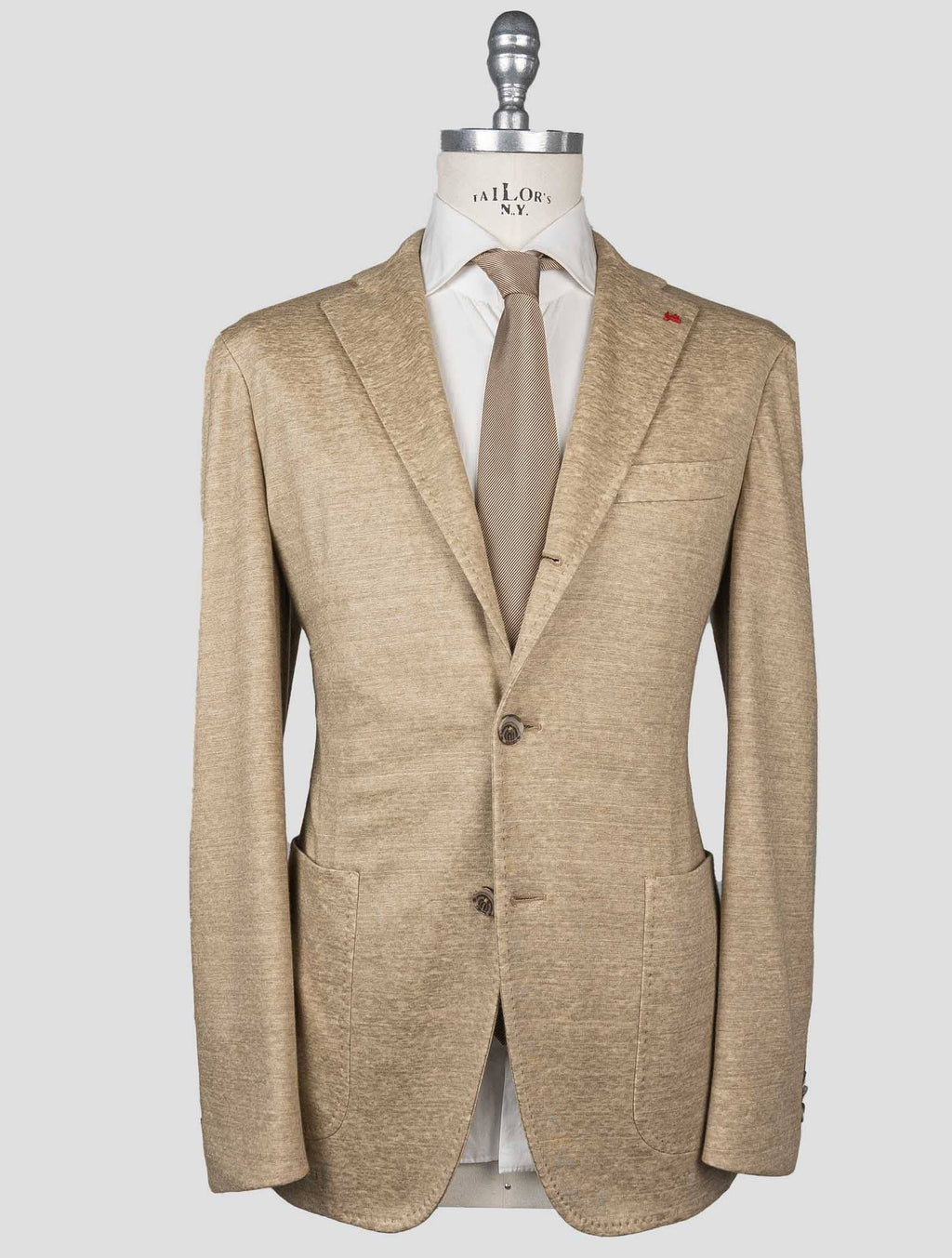 Isaia Brown Wool Pa Ea Blazer