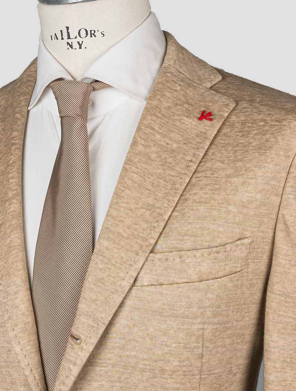 Isaia Brown Wool Pa Ea Blazer