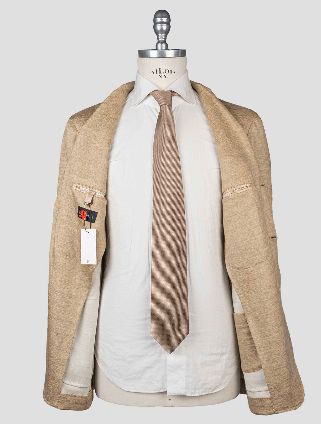 Isaia Brown Wool Pa Ea Blazer