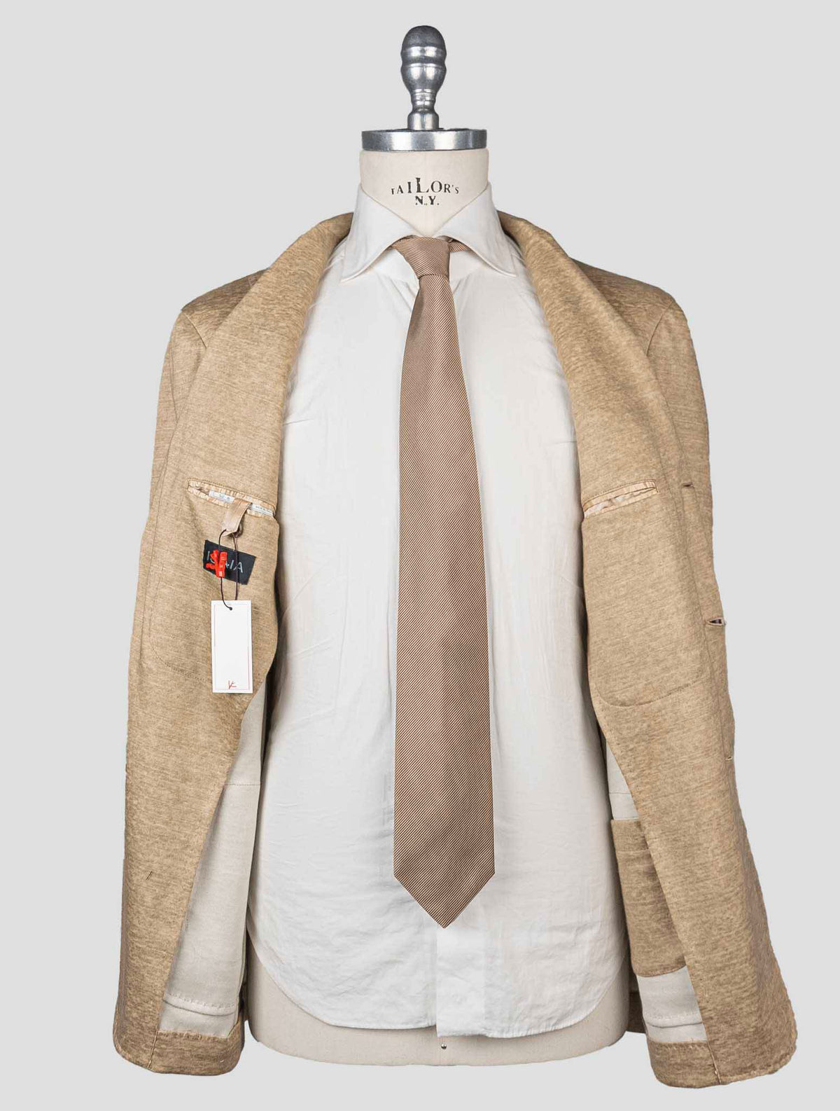 Isaia Brown Wool Pa Ea Blazer