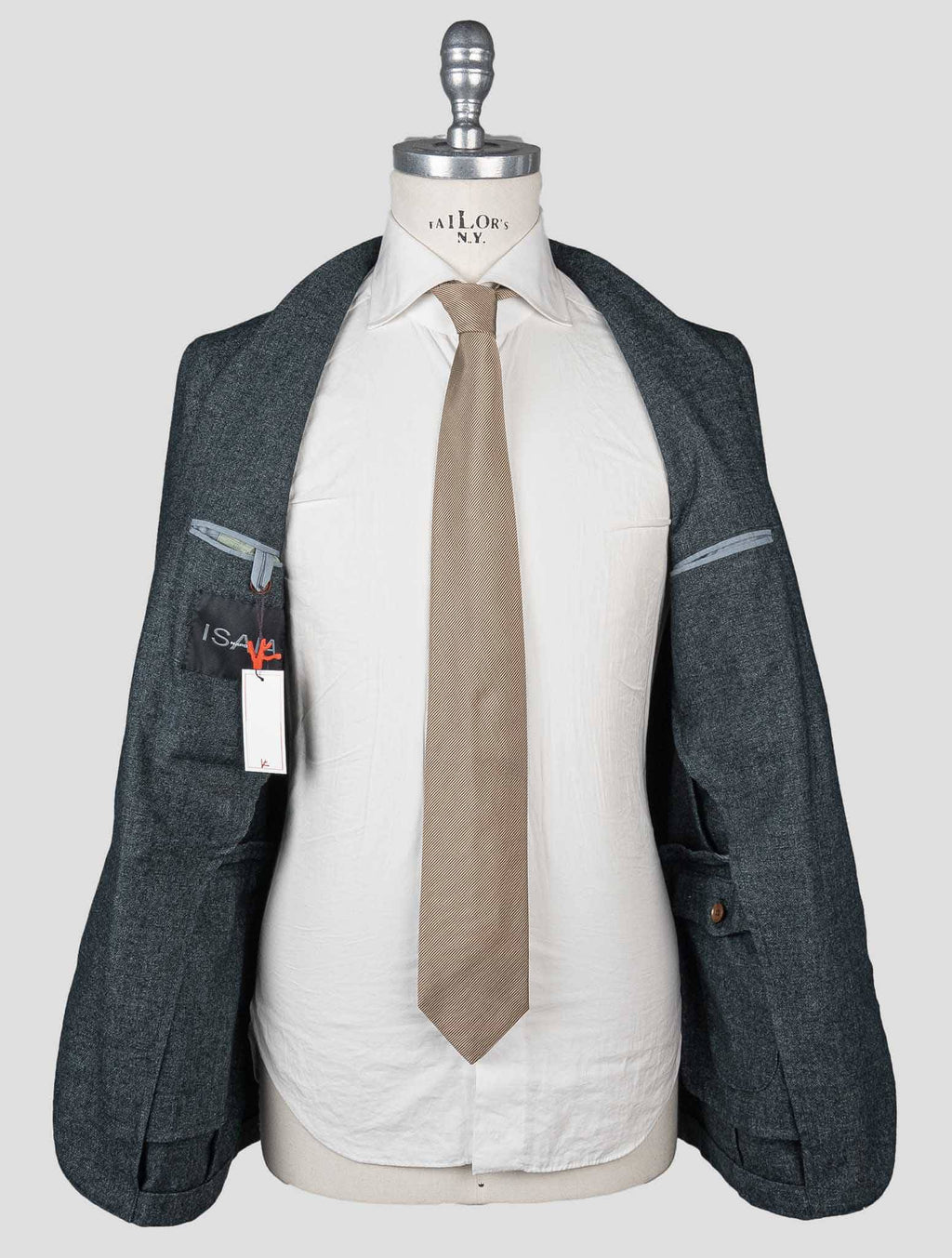 Isaia Green Cashmere Pa Blazer