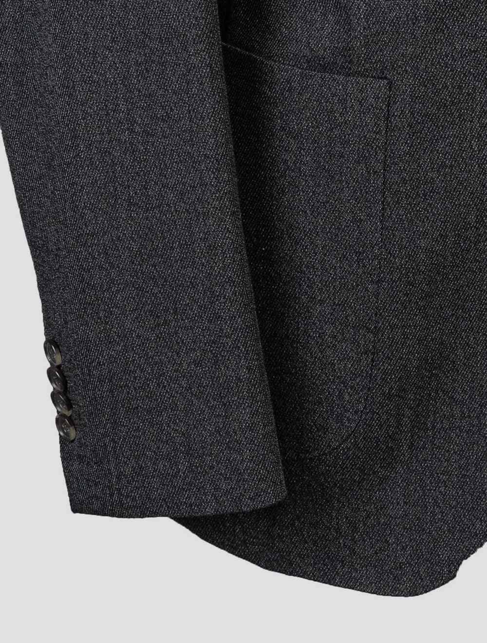 Isaia Gray Virgin Wool Blazer