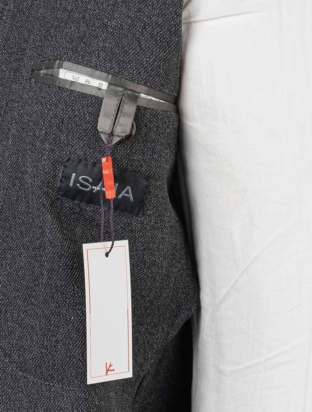Isaia Gray Virgin Wool Blazer