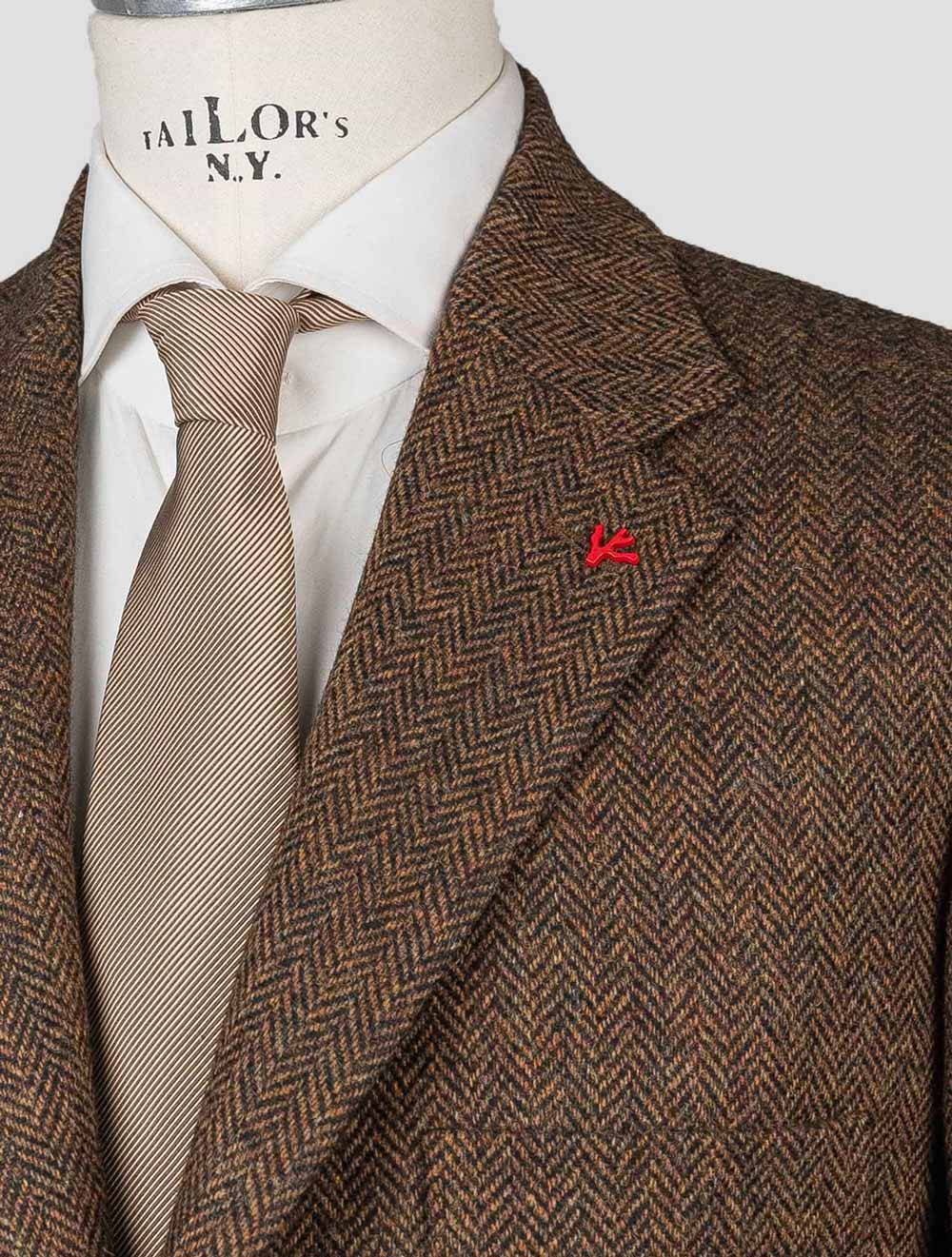 Isaia Multicolor Virgin Wool Blazer