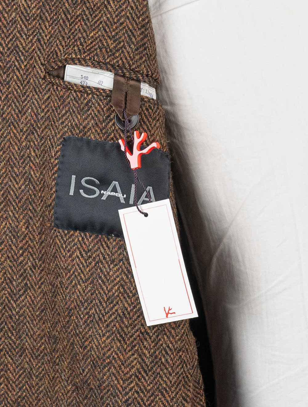 Isaia Multicolor Virgin Wool Blazer