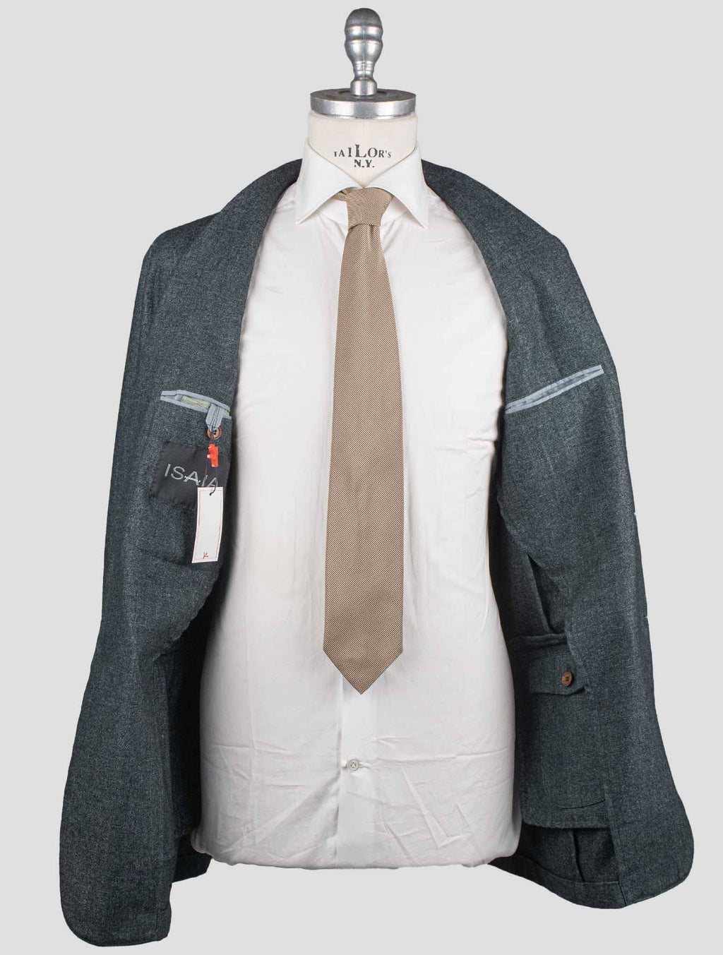Isaia Green Cashmere Pa Blazer