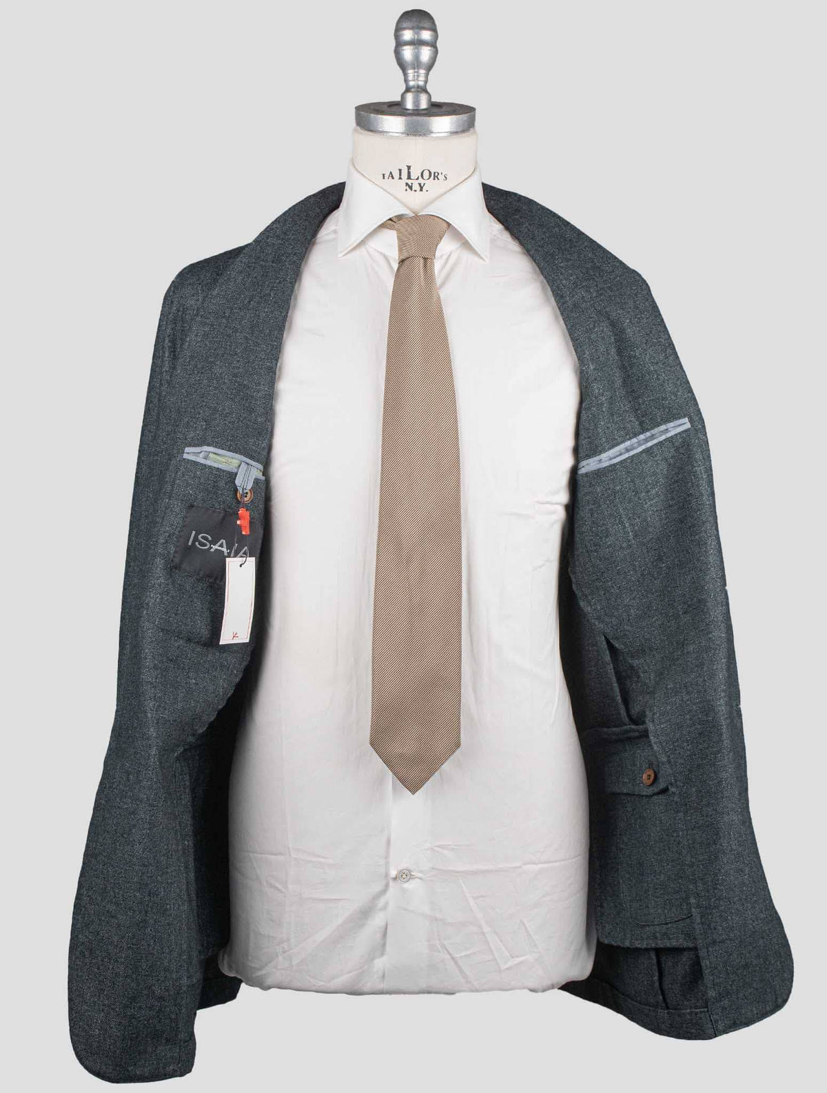 Isaia Green Cashmere Pa Blazer