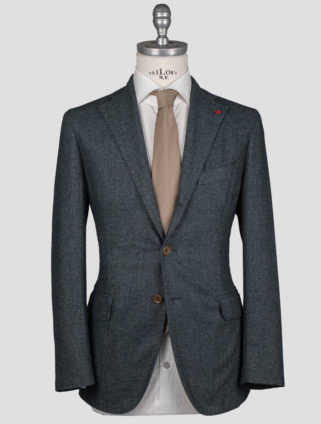 Isaia Green Cashmere Pa Blazer