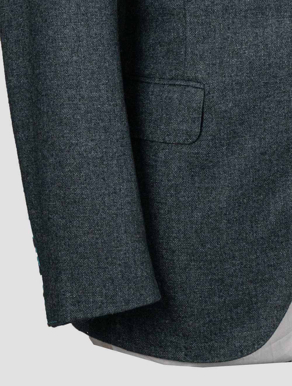 Isaia Green Cashmere Pa Blazer