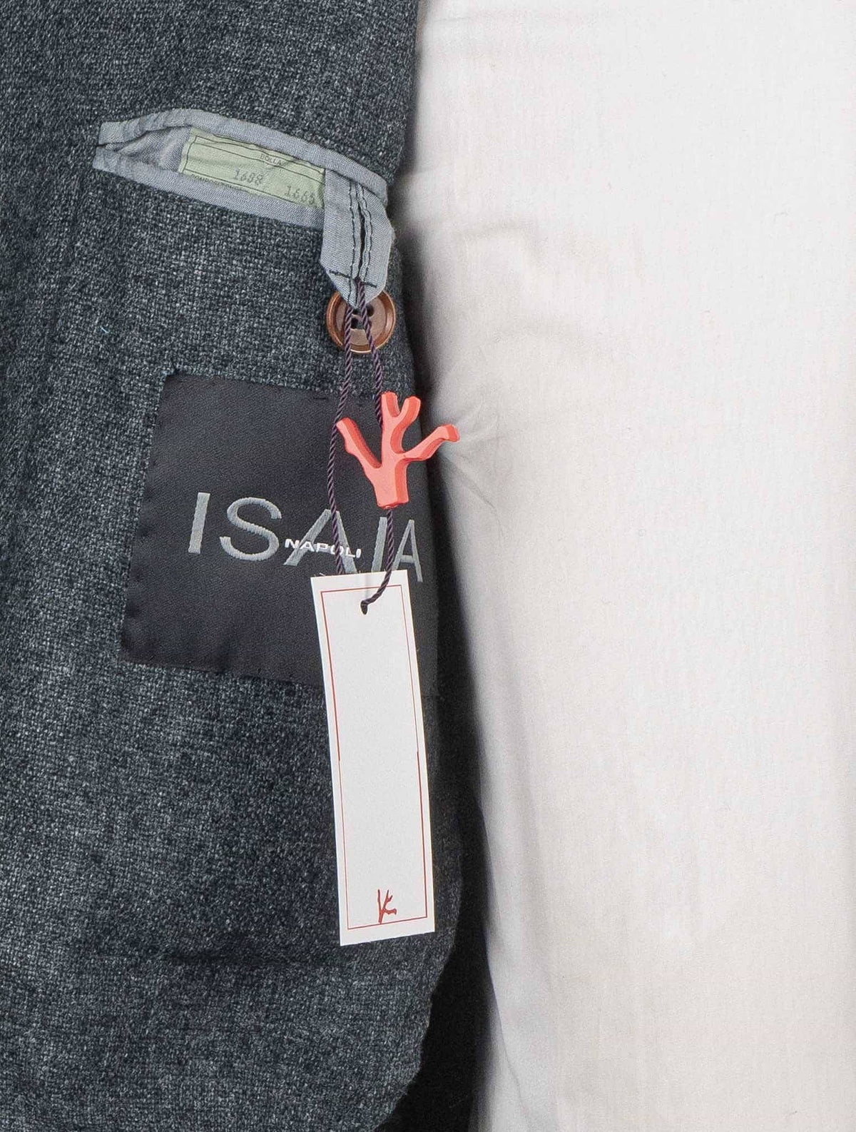 Isaia Green Cashmere Pa Blazer